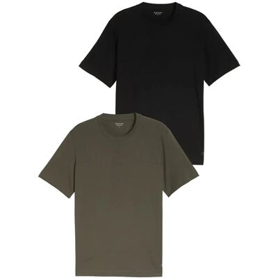 Tom Tailor Double Pack Crew Neck Tee M DEEP LEAF GREEN M Tom Tailor Double Pack Crew Neck Tee M DEEP LEAF GREEN M