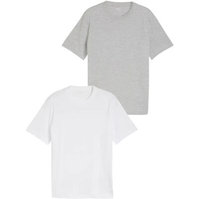 Tom Tailor Double Pack Crew Neck Tee L LIGHT GREY MELANGE L Tom Tailor Double Pack Crew Neck Tee L LIGHT GREY MELANGE L