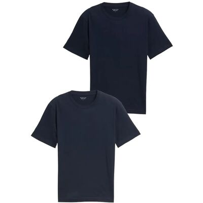 Tom Tailor Double Pack Crew Neck Tee L SKY CAPTAIN BLUE L Tom Tailor Double Pack Crew Neck Tee L SKY CAPTAIN BLUE L