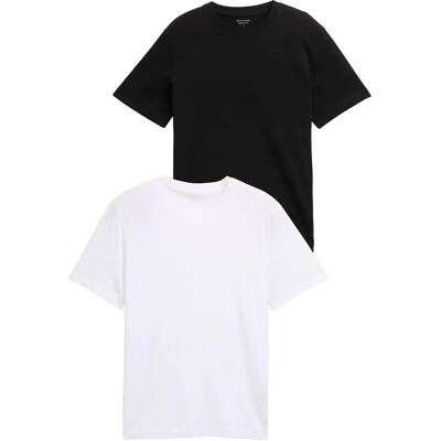 Tom Tailor Double Pack Crew Neck Tee L WHITE 2 L Tom Tailor Double Pack Crew Neck Tee L WHITE 2 L