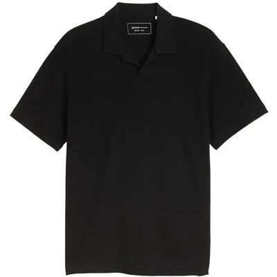 Tom Tailor Relaxed Structured Polo M BLACK M Tom Tailor Relaxed Structured Polo M BLACK M