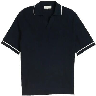 Tom Tailor Slub Knit Polo XL SKY CAPTAIN BLUE XL Tom Tailor Slub Knit Polo XL SKY CAPTAIN BLUE XL