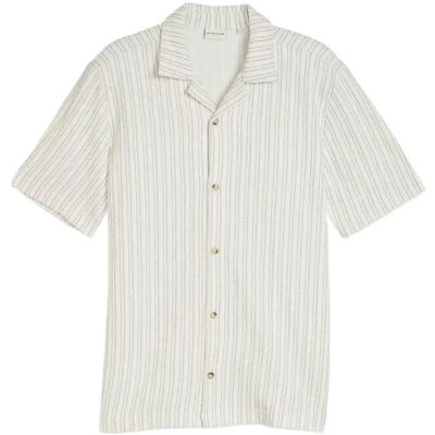 Tom Tailor Striped Shirt S WHITE STRUCTURED STRIPE S Tom Tailor Striped Shirt S WHITE STRUCTURED STRIPE S