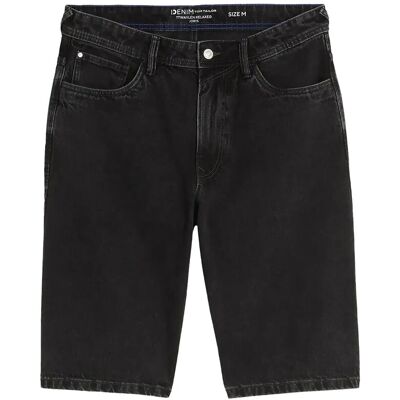 Tom Tailor Ttwaylen Relaxed Jorts S CLEAN DARK STONE BLACK DENIM S Tom Tailor Ttwaylen Relaxed Jorts S CLEAN DARK STONE BLACK DENIM S