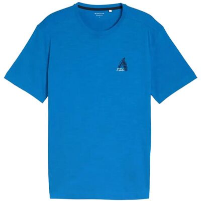 Tom Tailor Embroidered T-Shirt XL SURF BLUE XL Tom Tailor Embroidered T-Shirt XL SURF BLUE XL
