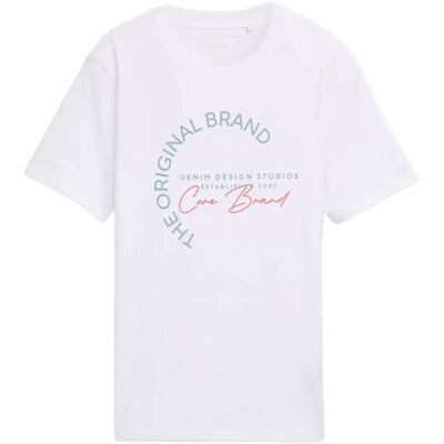 Tom Tailor Printed T-Shirt M WHITE M Tom Tailor Printed T-Shirt M WHITE M