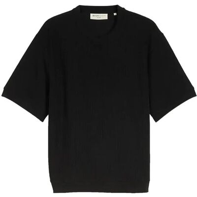 Tom Tailor Relaxed Structured Sweat M BLACK M Tom Tailor Relaxed Structured Sweat M BLACK M