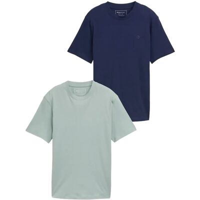 Tom Tailor Doublepack T-Shirt, Packaging M DARK BLUEBERRY M Tom Tailor Doublepack T-Shirt, Packaging M DARK BLUEBERRY M