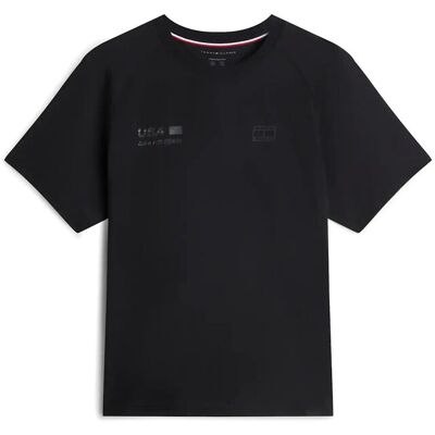 Tommy Hilfiger Us Sailgp Tee Stealth XXL BLACK XXL Tommy Hilfiger Us Sailgp Tee Stealth XXL BLACK XXL