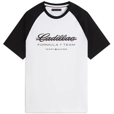 Tommy Hilfiger Th X Cf1 Script Raglan Tee XXL WHITE BLACK XXL Tommy Hilfiger Th X Cf1 Script Raglan Tee XXL WHITE BLACK XXL