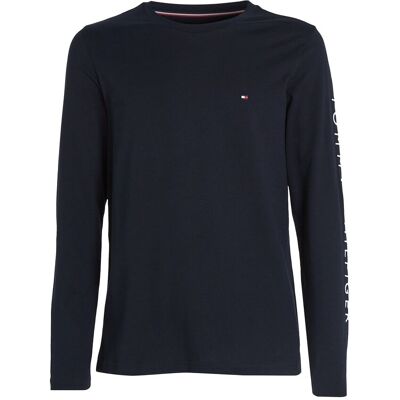 Tommy Hilfiger Tommy Logo Long Sleeve Tee M NAVY BLUE M Tommy Hilfiger Tommy Logo Long Sleeve Tee M NAVY BLUE M