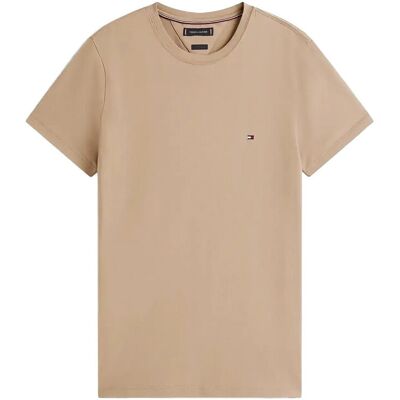 Tommy Hilfiger Stretch Slim Fit Tee XXXL COASTAL TAUPE XXXL Tommy Hilfiger Stretch Slim Fit Tee XXXL COASTAL TAUPE XXXL