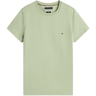 Tommy Hilfiger Stretch Slim Fit Tee XXXL EARTH SAGE XXXL Tommy Hilfiger Stretch Slim Fit Tee XXXL EARTH SAGE XXXL