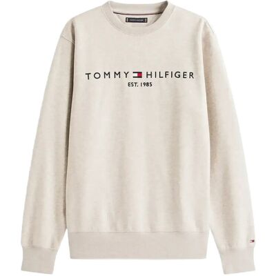 Tommy Hilfiger Tommy Logo Sweatshirt S HEATHERED PEBBLE S Tommy Hilfiger Tommy Logo Sweatshirt S HEATHERED PEBBLE S