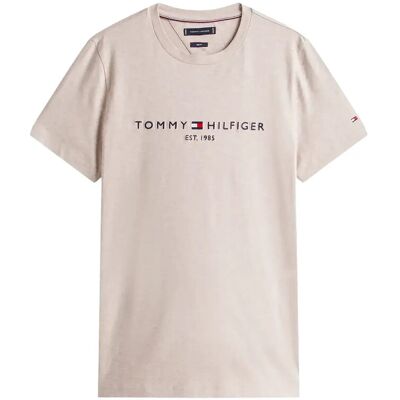 Tommy Hilfiger Tommy Logo Tee M HEATHERED PEBBLE M Tommy Hilfiger Tommy Logo Tee M HEATHERED PEBBLE M
