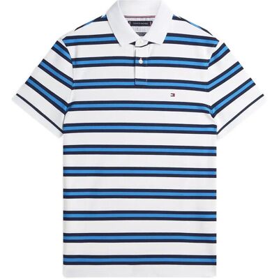 Tommy Hilfiger Core 1985 Regular Polo M WHITE DESERT SKY MULTI M Tommy Hilfiger Core 1985 Regular Polo M WHITE DESERT SKY MULTI M