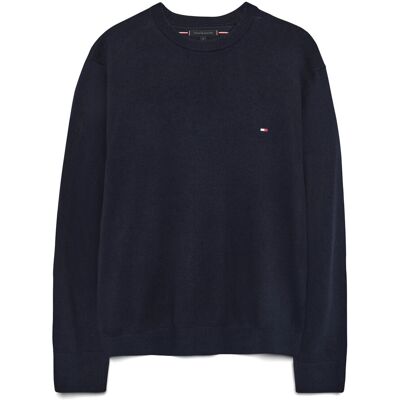Tommy Hilfiger Pima Org Ctn Cashmere Crew Neck XXXL DESERT SKY XXXL Tommy Hilfiger Pima Org Ctn Cashmere Crew Neck XXXL DESERT SKY XXXL