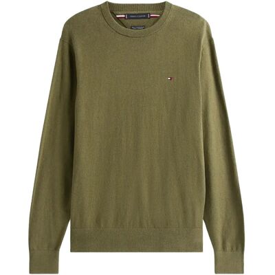 Tommy Hilfiger Pima Org Ctn Cashmere Crew Neck M HUNTSMAN GREEN M Tommy Hilfiger Pima Org Ctn Cashmere Crew Neck M HUNTSMAN GREEN M
