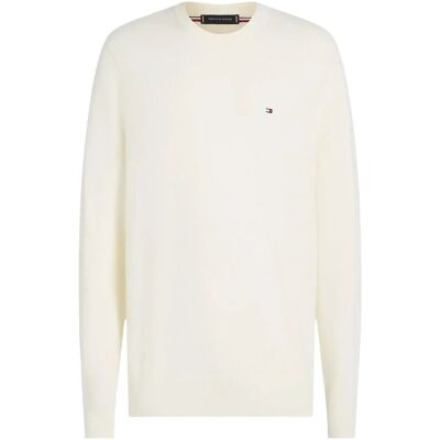 Tommy Hilfiger Pima Org Ctn Cashmere Crew Neck L IVORY PETAL L Tommy Hilfiger Pima Org Ctn Cashmere Crew Neck L IVORY PETAL L