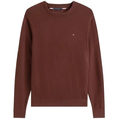 Tommy Hilfiger Pima Org Ctn Cashmere Crew Neck XXXL PURE BROWN XXXL Tommy Hilfiger Pima Org Ctn Cashmere Crew Neck XXXL PURE BROWN XXXL