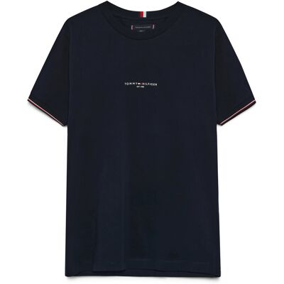 Tommy Hilfiger Tommy Logo Tipped Tee M DESERT SKY M Tommy Hilfiger Tommy Logo Tipped Tee M DESERT SKY M