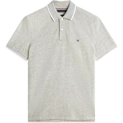 Tommy Hilfiger Cotton Linen Pique Reg Polo XXL DARK ARTICHOKE XXL Tommy Hilfiger Cotton Linen Pique Reg Polo XXL DARK ARTICHOKE XXL