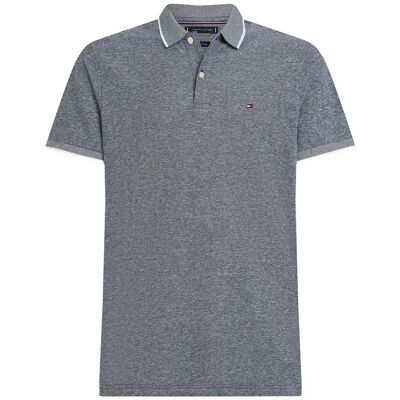 Tommy Hilfiger Cotton Linen Pique Reg Polo XL DESERT SKY XL Tommy Hilfiger Cotton Linen Pique Reg Polo XL DESERT SKY XL