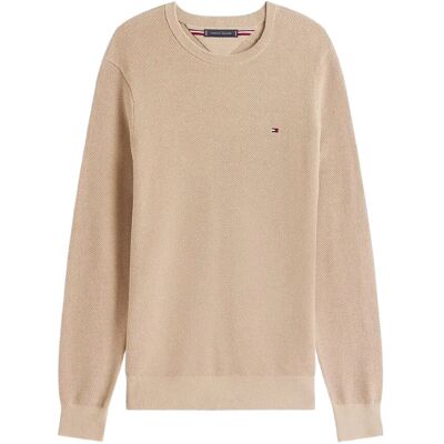 Tommy Hilfiger Essential Structure Crew Neck XXL COASTAL TAUPE XXL Tommy Hilfiger Essential Structure Crew Neck XXL COASTAL TAUPE XXL
