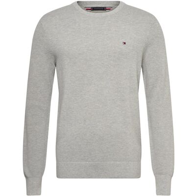 Tommy Hilfiger Essential Structure Crew Neck XXXL LIGHT GREY HEATHER XXXL Tommy Hilfiger Essential Structure Crew Neck XXXL LIGHT GREY HEATHER XXXL