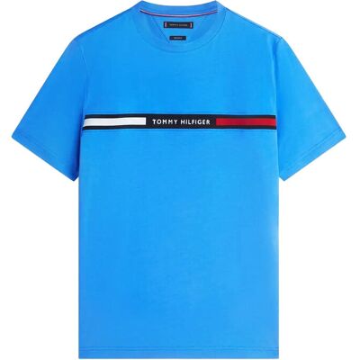 Tommy Hilfiger Hilfiger Chest Insert Tee XXL BLUE ORBIT XXL Tommy Hilfiger Hilfiger Chest Insert Tee XXL BLUE ORBIT XXL