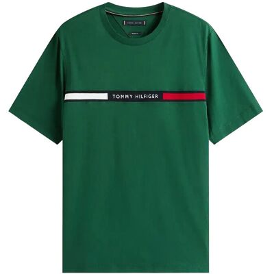 Tommy Hilfiger Hilfiger Chest Insert Tee M ORNAMENTAL GREEN M Tommy Hilfiger Hilfiger Chest Insert Tee M ORNAMENTAL GREEN M