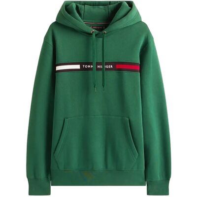 Tommy Hilfiger Hilfiger Chest Insert Hoody M ORNAMENTAL GREEN M Tommy Hilfiger Hilfiger Chest Insert Hoody M ORNAMENTAL GREEN M