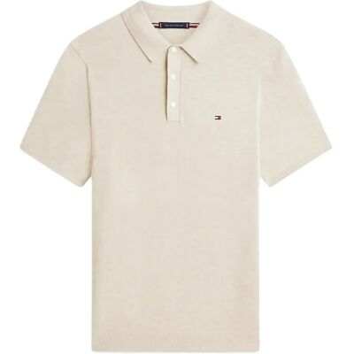 Tommy Hilfiger Essential Cotton Knitted Polo XXL SANDALWOOD HEATHER XXL Tommy Hilfiger Essential Cotton Knitted Polo XXL SANDALWOOD HEATHER XXL