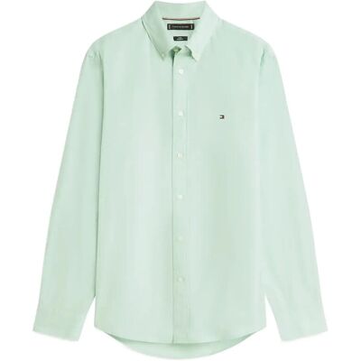 Tommy Hilfiger Flex Poplin Solid Rf Shirt XL CRUSHED MINT XL Tommy Hilfiger Flex Poplin Solid Rf Shirt XL CRUSHED MINT XL
