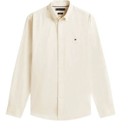 Tommy Hilfiger Flex Poplin Solid Rf Shirt XXL MUSLIN XXL Tommy Hilfiger Flex Poplin Solid Rf Shirt XXL MUSLIN XXL