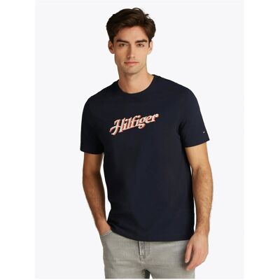 Tommy Hilfiger Hilfiger Summer Script Tee M DESERT SKY M Tommy Hilfiger Hilfiger Summer Script Tee M DESERT SKY M