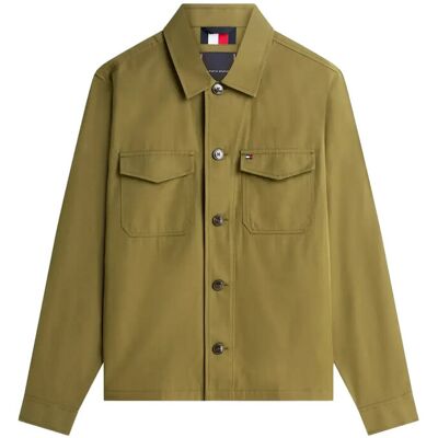 Tommy Hilfiger Cotton Nylon Shirt Jacket M DARK ARTICHOKE M Tommy Hilfiger Cotton Nylon Shirt Jacket M DARK ARTICHOKE M