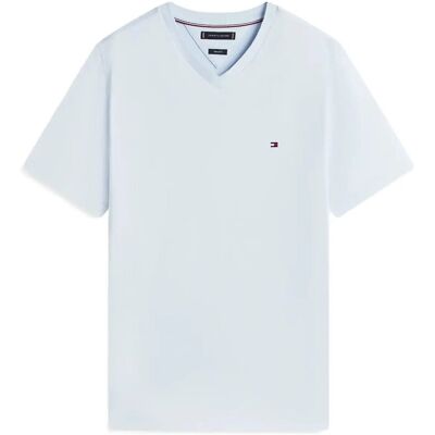 Tommy Hilfiger Essential V-Neck Tee M BREEZY BLUE M Tommy Hilfiger Essential V-Neck Tee M BREEZY BLUE M