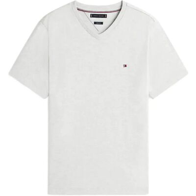 Tommy Hilfiger Essential V-Neck Tee M LIGHT GREY HEATHER M Tommy Hilfiger Essential V-Neck Tee M LIGHT GREY HEATHER M