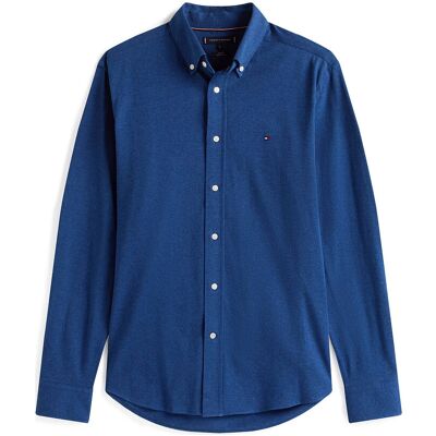 Tommy Hilfiger 1985 Knitted Rf Shirt L INDIGO EFFECT HEATHER L Tommy Hilfiger 1985 Knitted Rf Shirt L INDIGO EFFECT HEATHER L