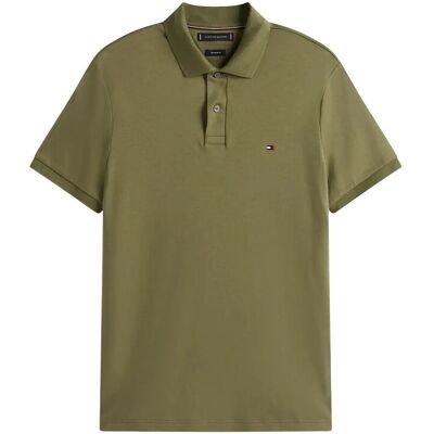 Tommy Hilfiger Liquid Cotton Reg Seasonal Polo XL BATTLE GREEN XL Tommy Hilfiger Liquid Cotton Reg Seasonal Polo XL BATTLE GREEN XL