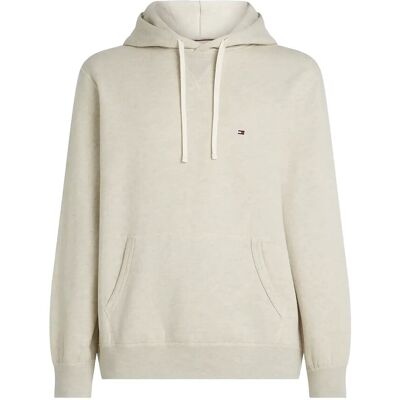 Tommy Hilfiger Ess Seasonal Fleece Hoody L HEATHERED OATMILK L Tommy Hilfiger Ess Seasonal Fleece Hoody L HEATHERED OATMILK L