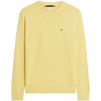 Tommy Hilfiger Essential Ssnl Cotton Crew Neck XXL CITRONELLA HEATHER XXL Tommy Hilfiger Essential Ssnl Cotton Crew Neck XXL CITRONELLA HEATHER XXL