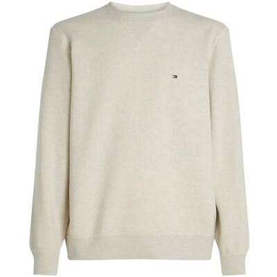 Tommy Hilfiger Ess Seasonal Fleece Crewneck L HEATHERED OATMILK L Tommy Hilfiger Ess Seasonal Fleece Crewneck L HEATHERED OATMILK L