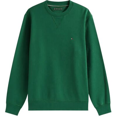 Tommy Hilfiger Ess Seasonal Fleece Crewneck XS ORNAMENTAL GREEN XS Tommy Hilfiger Ess Seasonal Fleece Crewneck XS ORNAMENTAL GREEN XS