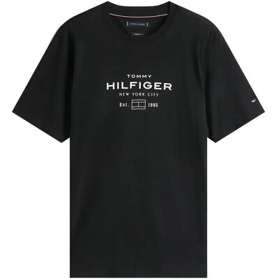 Tommy Hilfiger Hilfiger Stack Graphic Tee M BLACK M Tommy Hilfiger Hilfiger Stack Graphic Tee M BLACK M