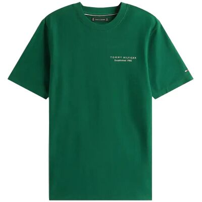 Tommy Hilfiger Photo Print Graphic Tee M ORNAMENTAL GREEN M Tommy Hilfiger Photo Print Graphic Tee M ORNAMENTAL GREEN M