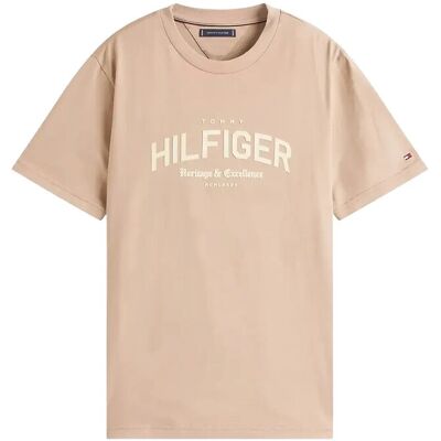 Tommy Hilfiger Hilfiger Arch Tee M COASTAL TAUPE M Tommy Hilfiger Hilfiger Arch Tee M COASTAL TAUPE M