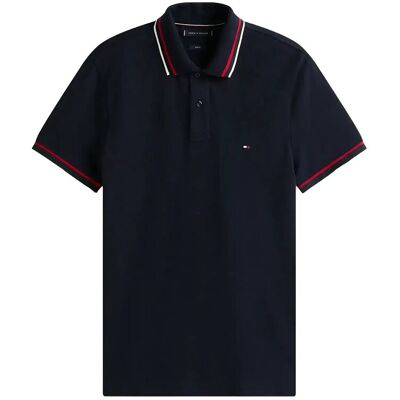 Tommy Hilfiger Cuff Interest Slim Fit Polo XXXL DESERT SKY XXXL Tommy Hilfiger Cuff Interest Slim Fit Polo XXXL DESERT SKY XXXL