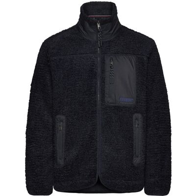 Tommy Hilfiger Teddy Fleece Zip Through XXXL DESERT SKY XXXL Tommy Hilfiger Teddy Fleece Zip Through XXXL DESERT SKY XXXL